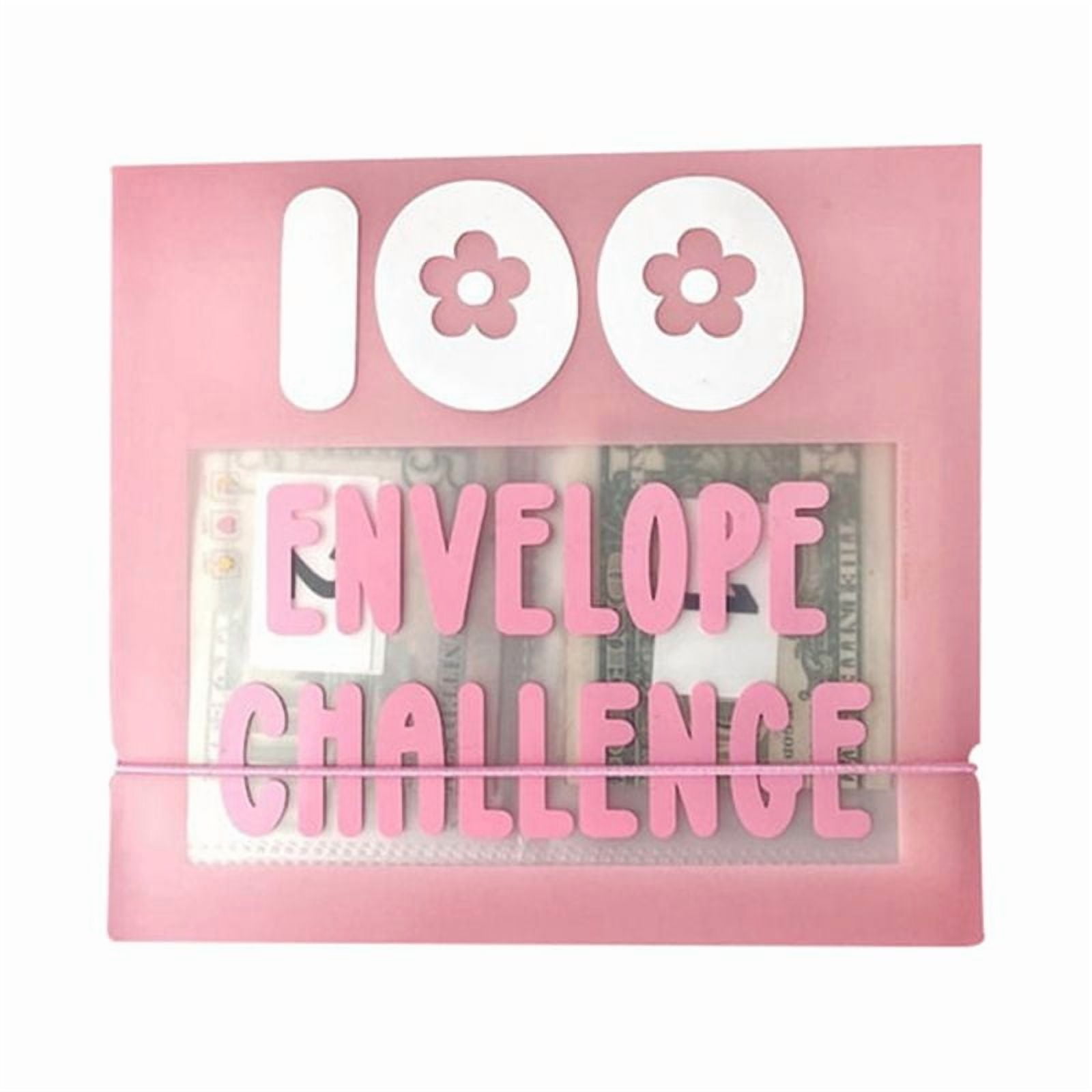 100 envelopes M-oney Saving Challenge Box kit Cash Saving, 100