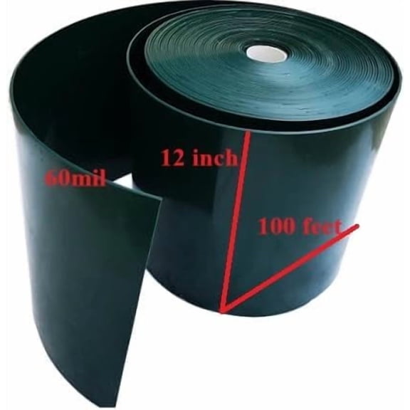 100 feet Long x 12 inch x 60 mil - Tree Root Barrier, Water Barrier$$Garden & Patio