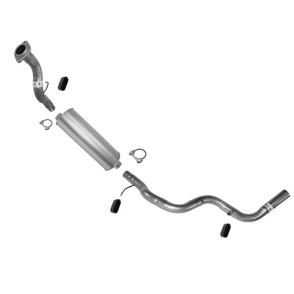 100% for Fit for Silverado 1500 2002-06 Cat Back Exhaust System - 119" WB, 1 Clutch Included