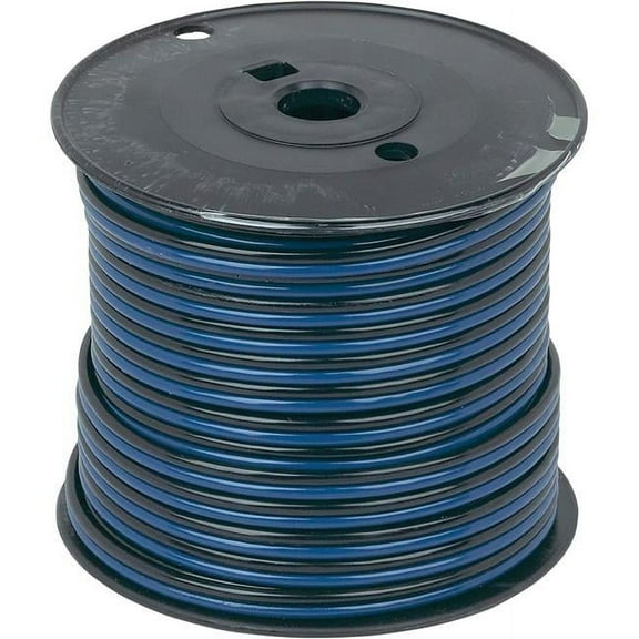 100 ft. 12 Gauge & 2-Wire Bonded Spool, Blue & Black
