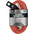 100 ft 14 Gauge Extension Cord Outdoor Made in USA Lighted on