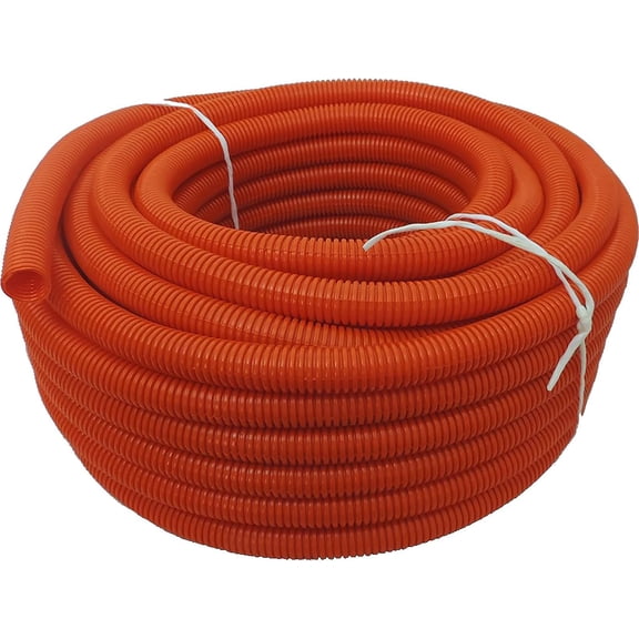 100 ft - Flexible Corrugated HDPE NON Split Tubing Wire Loom
