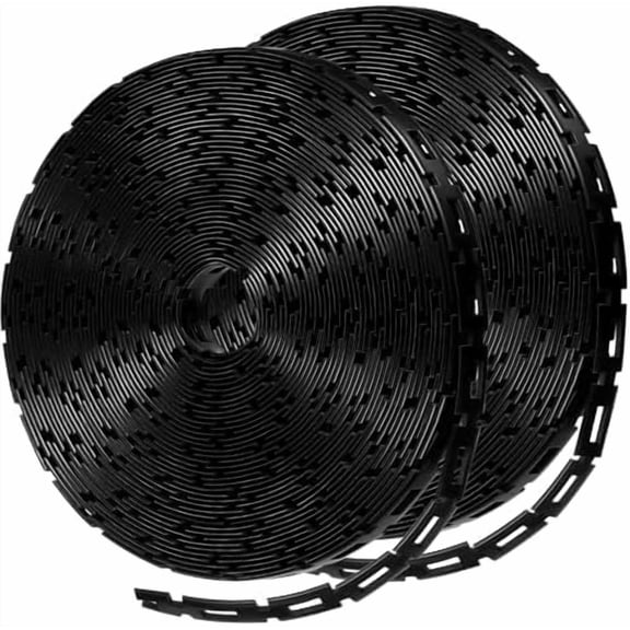 100 ft Plastic Chain Lock Tree Tie 1/2 Inch Wide Adjustable Tree Support Straps Plant String Swing Strap Flexible Reusable Ties for Staking for Garden Accessories