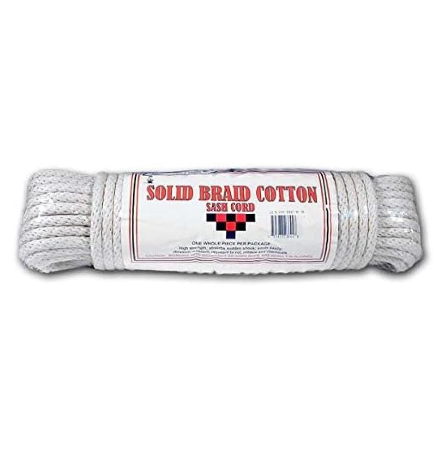 100-ft. Rope Solid Braid Cotton Sash Cord - Walmart.com