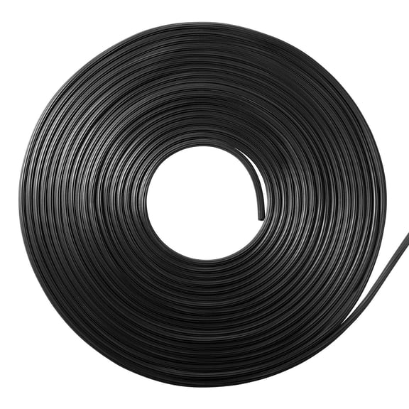 100 ft x 0.125-Inch PVC Window Screen Spline, Hollow Serrated Retainer for Window and Door Screen Repair, Replacement