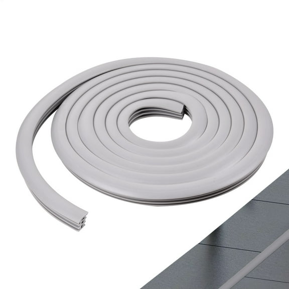 100 ft x 1in Crack Repair Filler, Flexible EPDM Rubber Strip for Joint Fill, Concrete, Driveway, Walkways, Sidewalk, Door Weather Stripping(Gray)