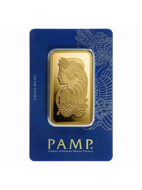 100 gram Gold PAMP Suisse Lady Fortuna Veriscan® Bar w/ Assay -WM