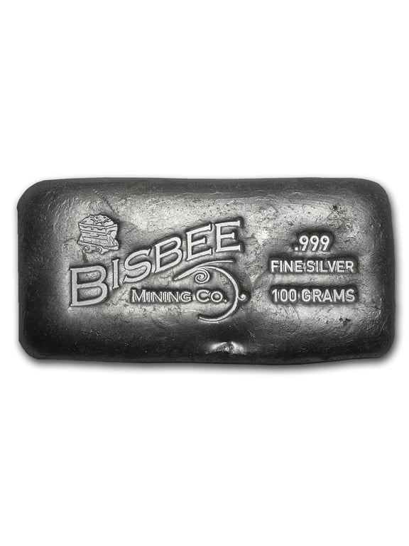 100 gram Silver Bar - Bisbee