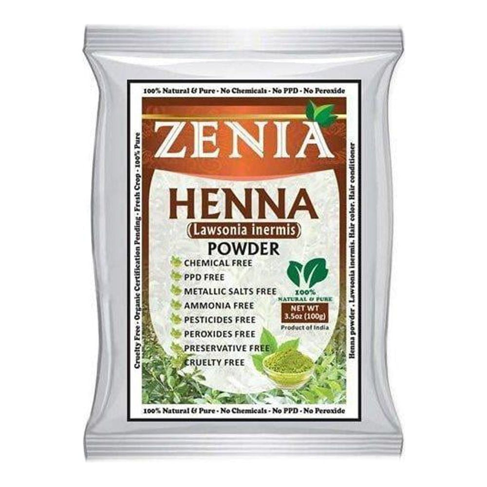 100 grams zenia pure henna powder for hair dye hair color baq