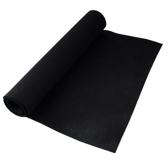 100 inch L x78 inch W Black Car Boat Custom Trunk Liner Carpet Mat Audio Speaker Boxes