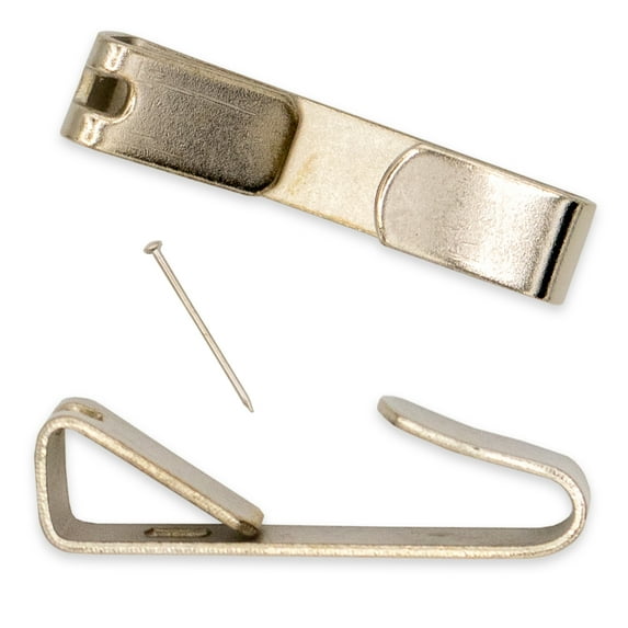 100 lb Picture Hangers, Supports up to 100 Pounds, Set of 1,000 (1,000 Hangers & 1,000 Nails)