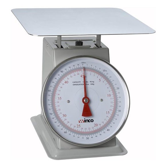 100+lb+Receiving+Scale%2c+9%22+Dial%2c+Large+Steel+Platform