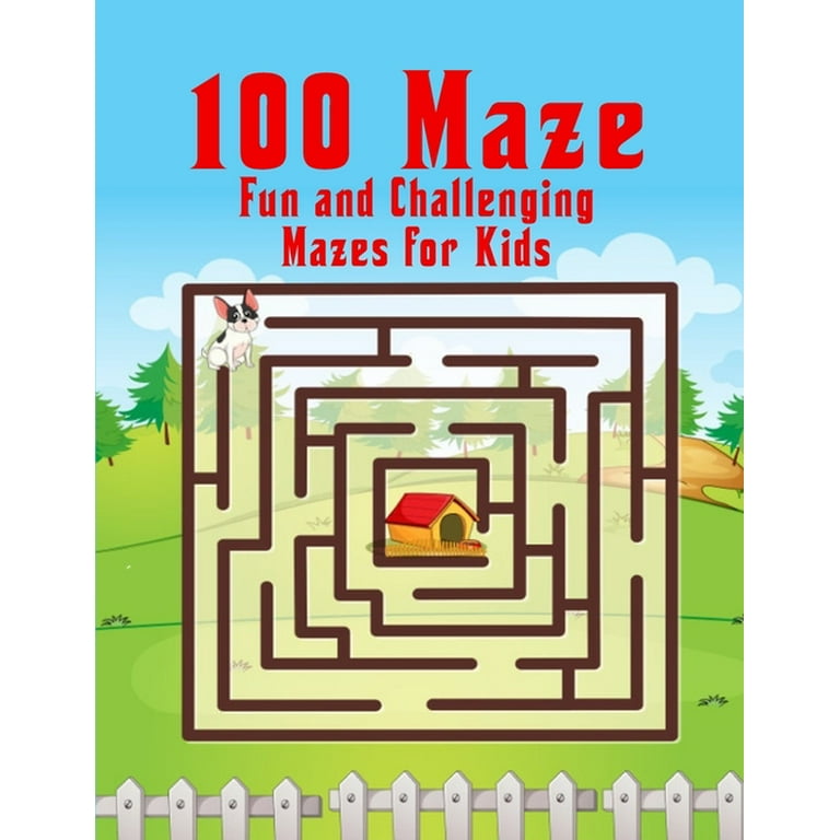 Maze for Kids- ILLUSTRATED MAZES for KIDS ages 4-6 (EASY Version
