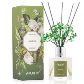 (100 ml) - Clean with 8 Reed Reed Diffuser for Bathroom Shelf Decor