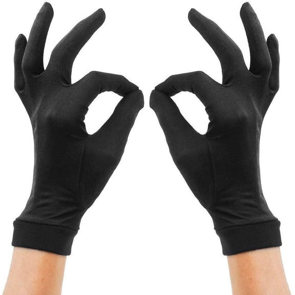 100% mulberry silk thermal liner gloves ski cycling cold protection touch screen compatible gloves