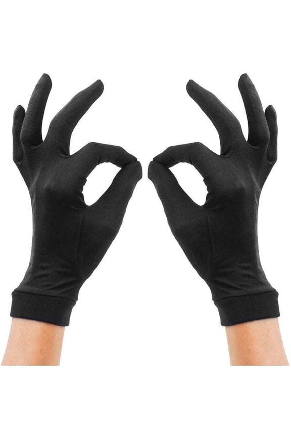 100% mulberry silk thermal liner gloves ski cycling cold protection touch screen compatible gloves