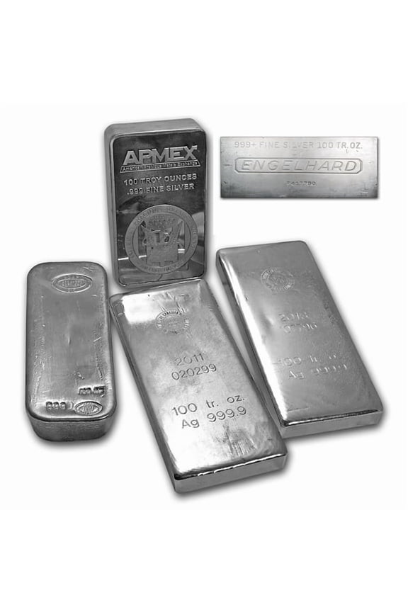 100 oz .999 Fine Silver Bar - Secondary Market