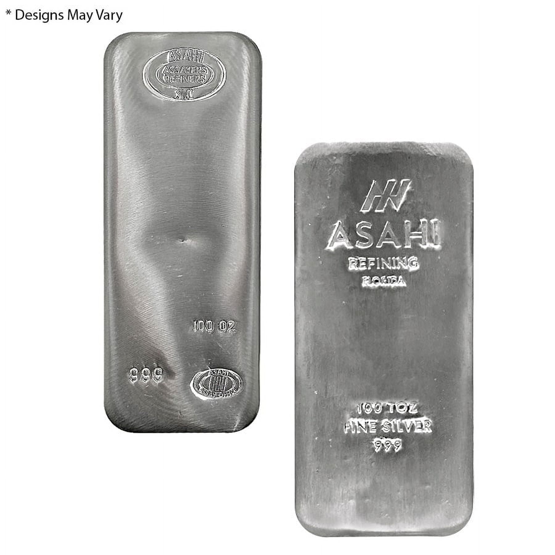 ASAHI INDUSTRY 100 oz Asahi Silver Bar .999 Fine