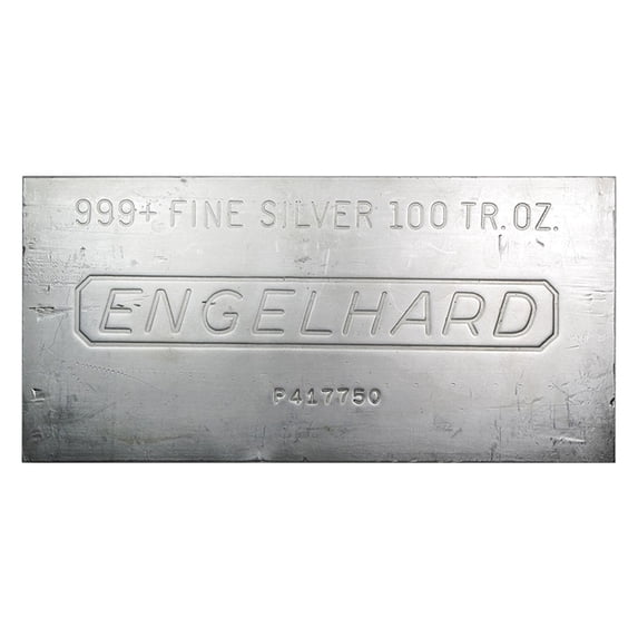 100 oz Engelhard Silver Bar