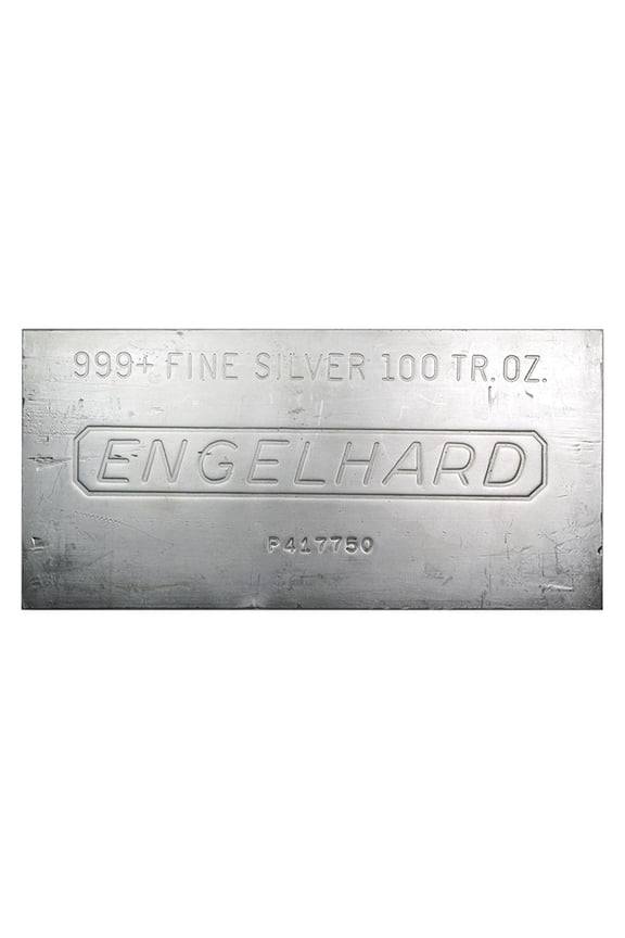 100 oz Engelhard Silver Bar