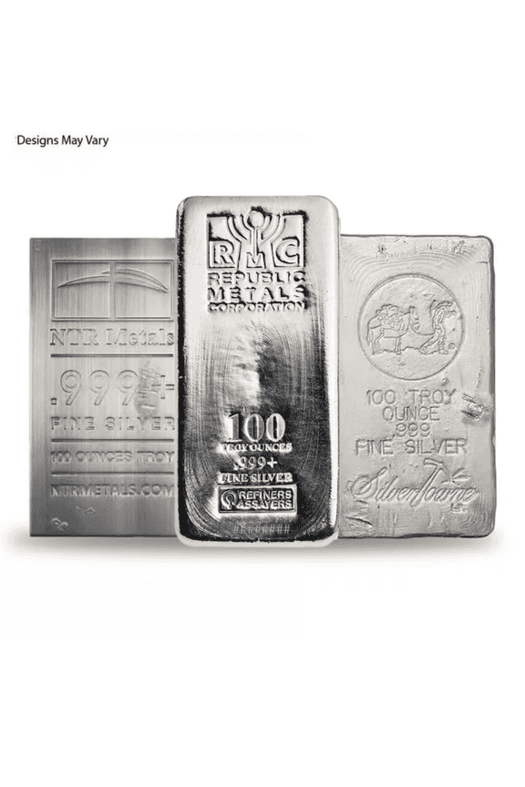 100 oz Generic Silver Bar .999 Fine