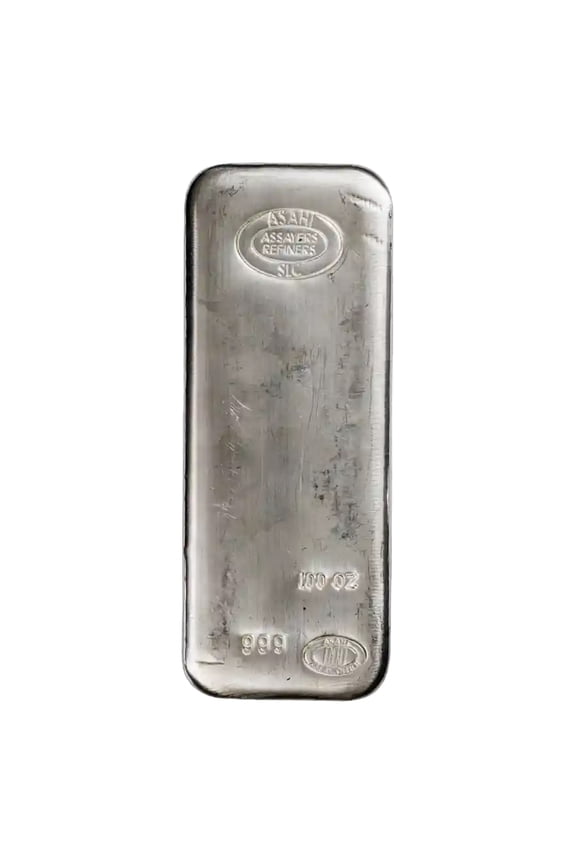 100 oz Silver Asahi Bar