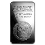 100 oz Silver Bar - APMEX Struck