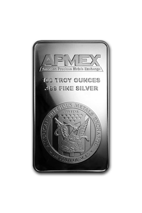 100 oz Silver Bar - APMEX (Struck)