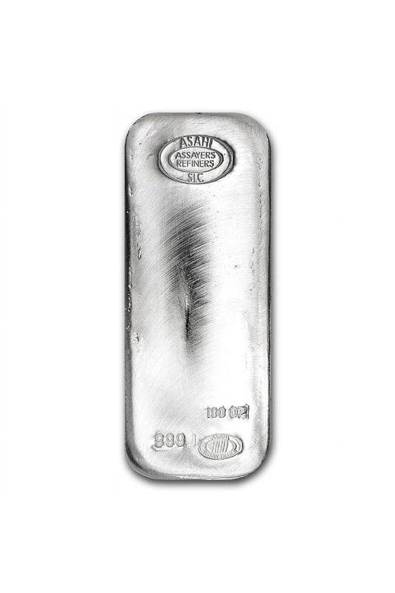 100 oz Silver Bar - Asahi