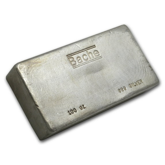 100 oz Silver Bar - Bache