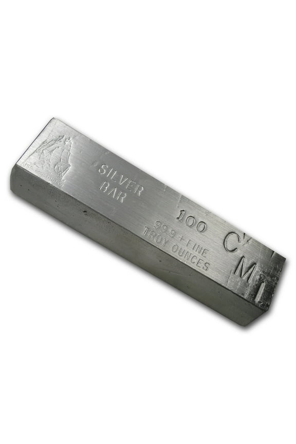 100 oz Silver Bar - CMI