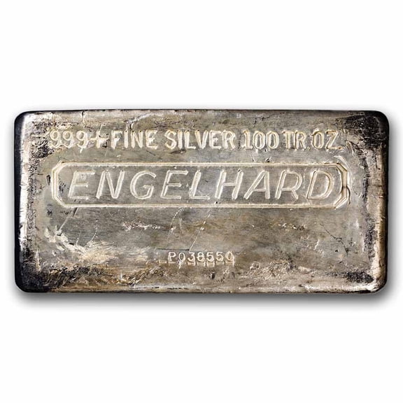 100 oz Silver Bar - Engelhard