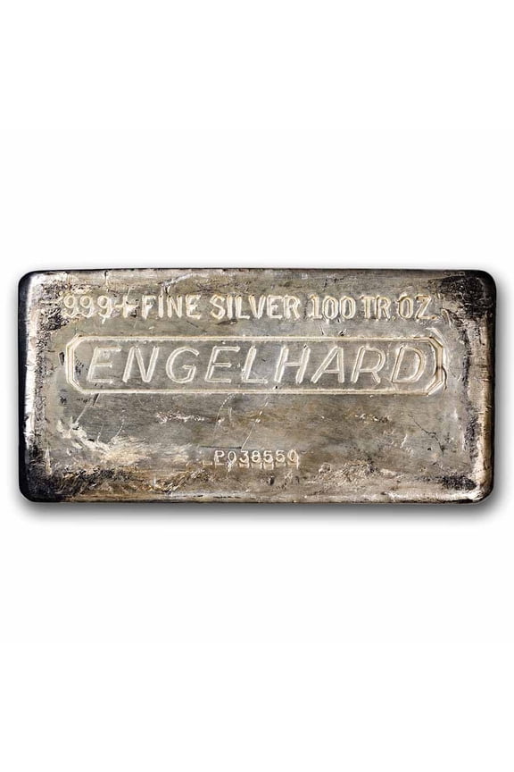 100 oz Silver Bar - Engelhard