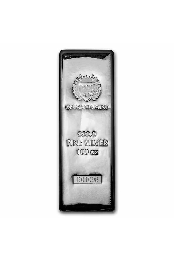 100 oz Silver Bar - Germania Mint (Serialized)