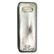 100 oz Silver Bar - Johnson Matthey & Mallory Poured