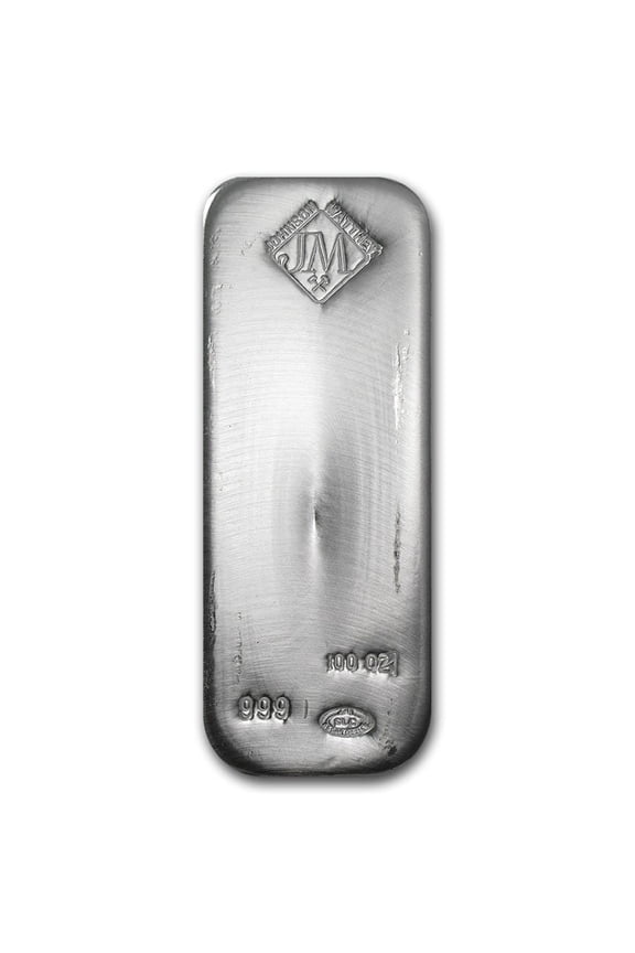 100 oz Silver Bar - Johnson Matthey