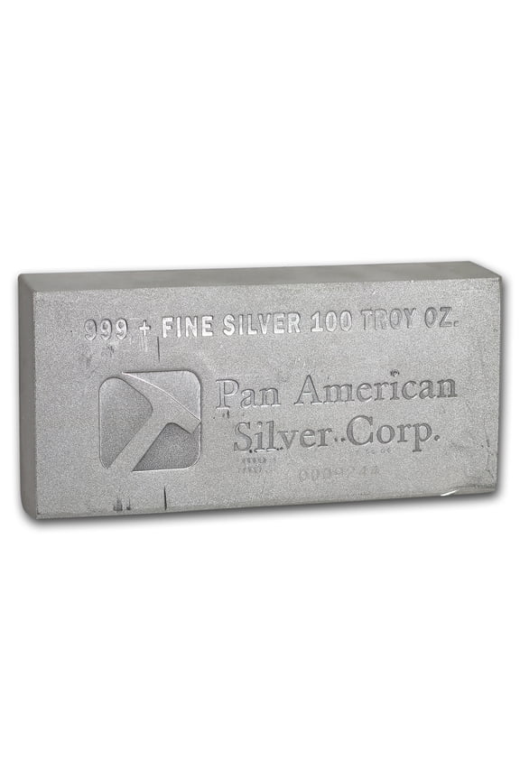 100 oz Silver Bar - Pan American Silver Corp