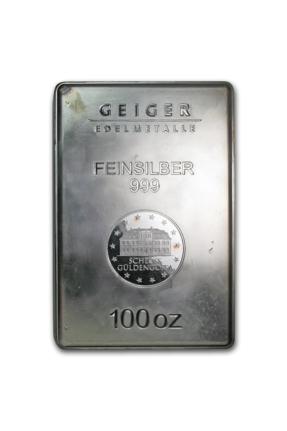 100 oz Silver Bar - (Security Line Series/Scruffy)