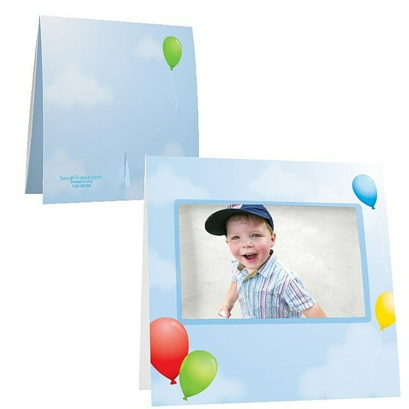 (100 pack) Fuji Instax Wide trade  COLORFUL BALLOONS Paper Frame - 3.75x2.380