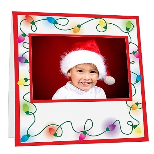 (100 pack) Fuji Instax Wide trade  Holiday Lights Paper Frame - 3.75x2.380