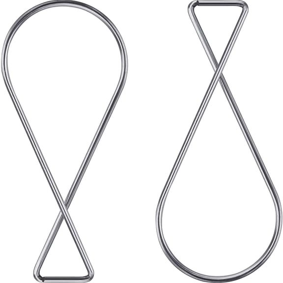 100-pack hook clips ceiling tile hooks rod hangers for hanging from suspended tiles/grids/dropped ceilings, suitable for offices, classrooms, homes, and wedding decorations, hanging signs from ceilin