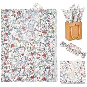 100 pc Paper Gift Wrapping Paper for Birthday Party Scrapbook Decoration Leaf 350x500x0.1mm