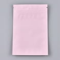 thumbnail image 1 of 100 pc Solid color Plastic Zip Lock Bags Resealable Aluminum Foil Pouch Food Storage Bags Pink 15x10cm Unilateral Thickness: 3.9 Mil(0.1mm), 1 of 2