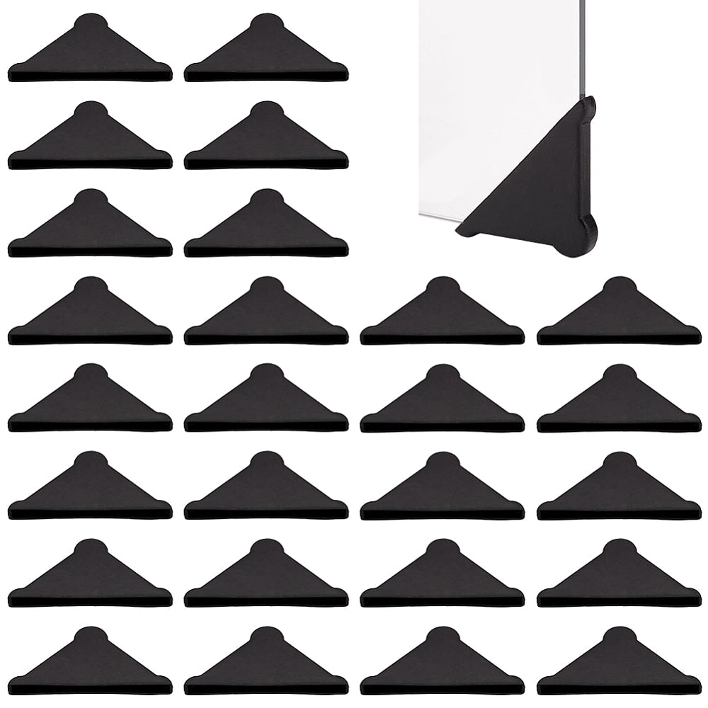 100 pc Triangle Plastic Furniture Corner Guards Table Corner Protector ...