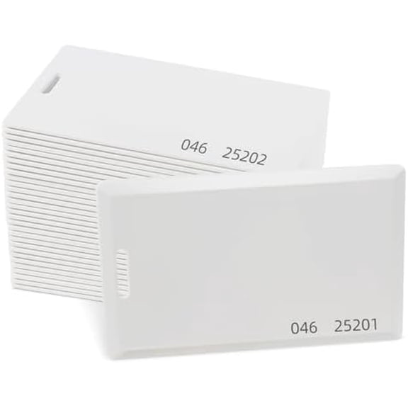 100 pcs 26 Bit Proximity Clamshell Weigand Prox Swipe Cards Compatable with ISOProx 1386 1326 H10301 Format Readers and Systems. for Commercial Access System