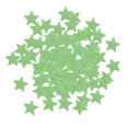 thumbnail image 1 of 100 pcs 3D Glow in The Dark Star Stickers,Glow Stickers,Glow in The Dark Stars for Ceiling,Fantastic Wall Stickers,Green, 1 of 7