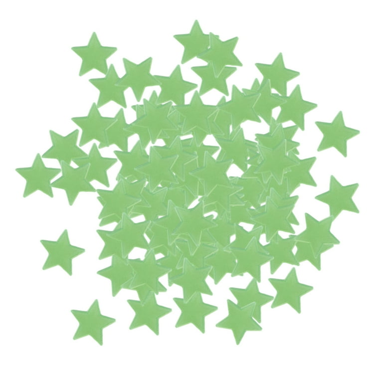100 pcs 3D Glow in The Dark Star Stickers,Glow Stickers,Glow in 