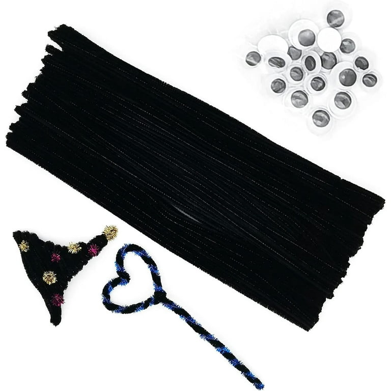 Rapid Black Pipe cleaners 15cm - Pack of 100