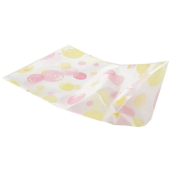 100 pcs Bread Bags Pouches Pink + Yellow candy Gift