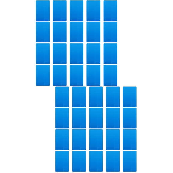 100 pcs Aluminium alloy Blank Business Engraved Marking Machine Cards